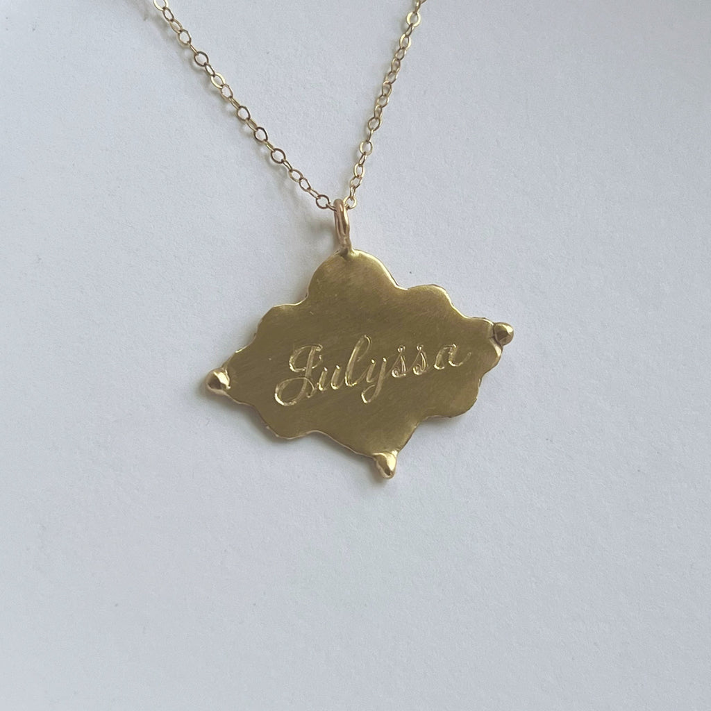 Heirloom Nameplate Necklace image 0