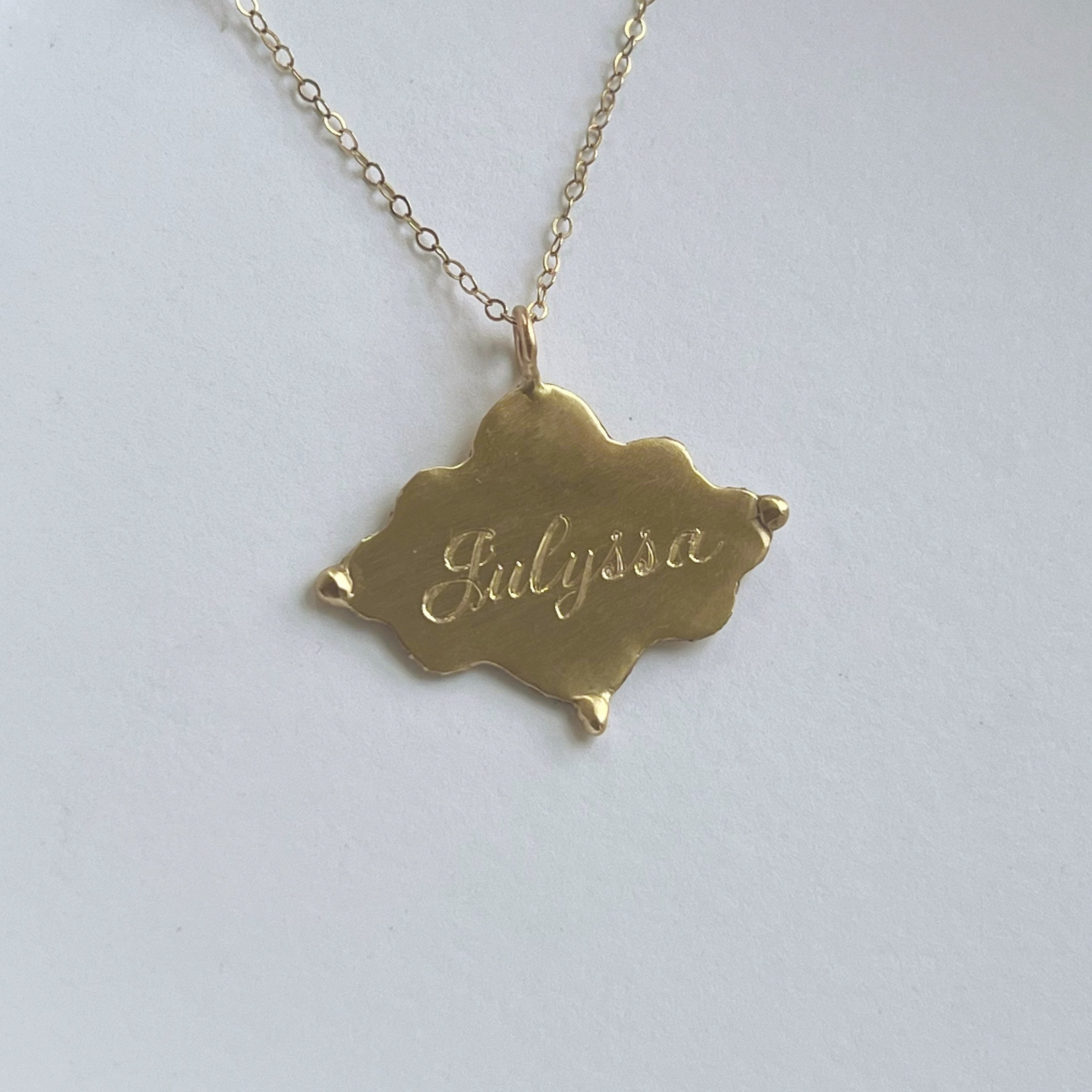 Heirloom Nameplate Necklace image 0