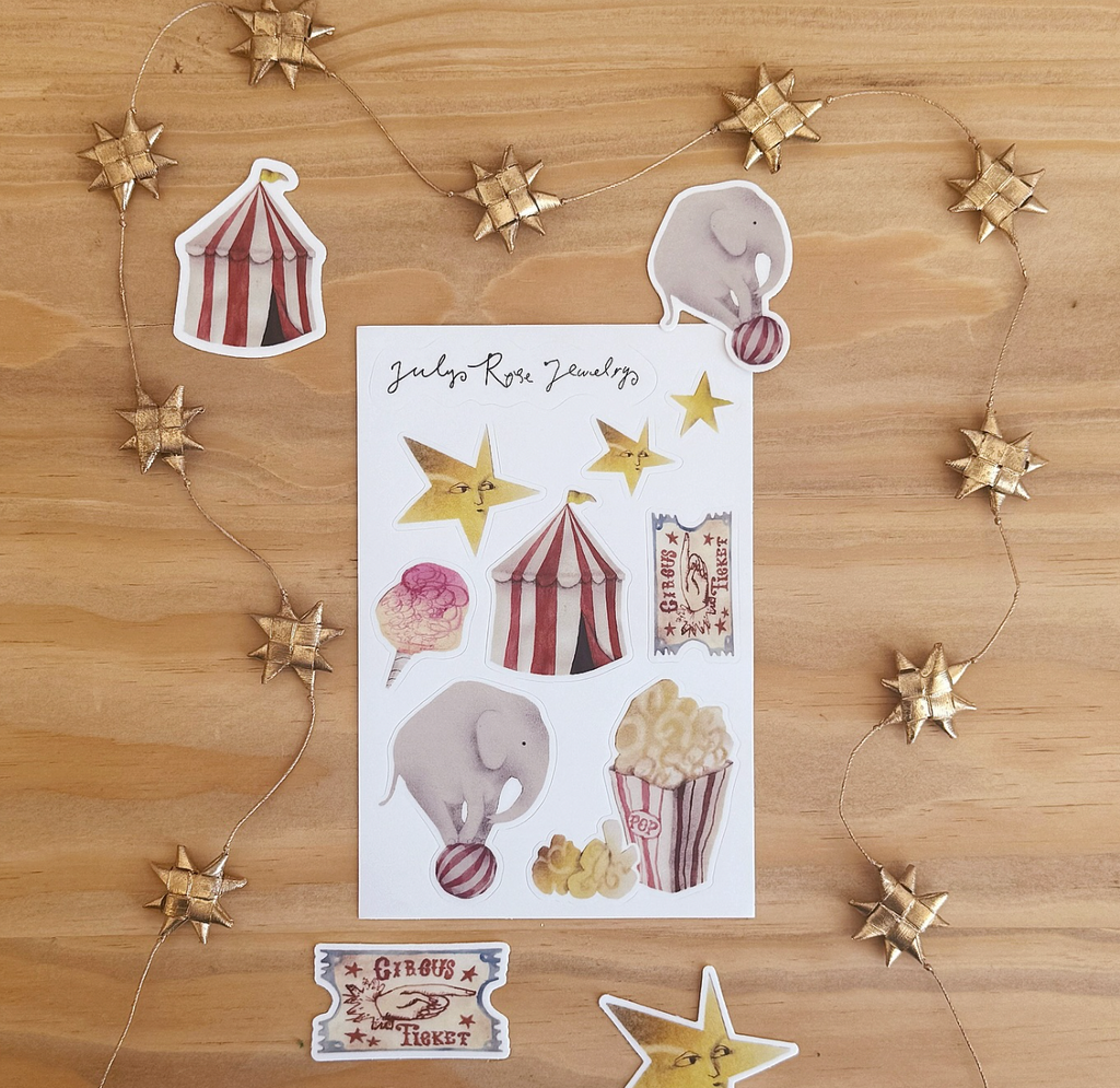 Circus Sticker Sheet image 1