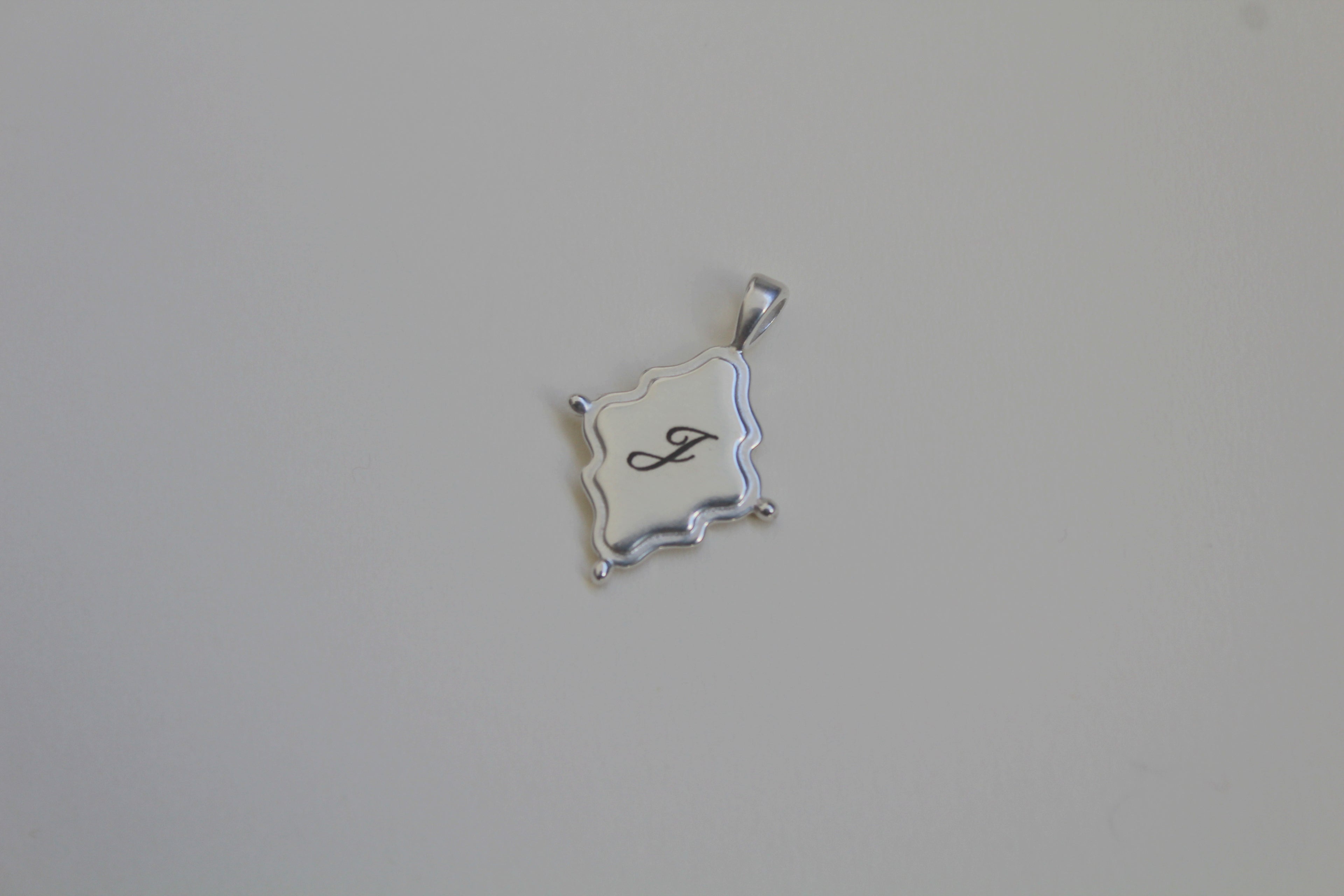 Heirloom Double-Side Initial Pendant image 0