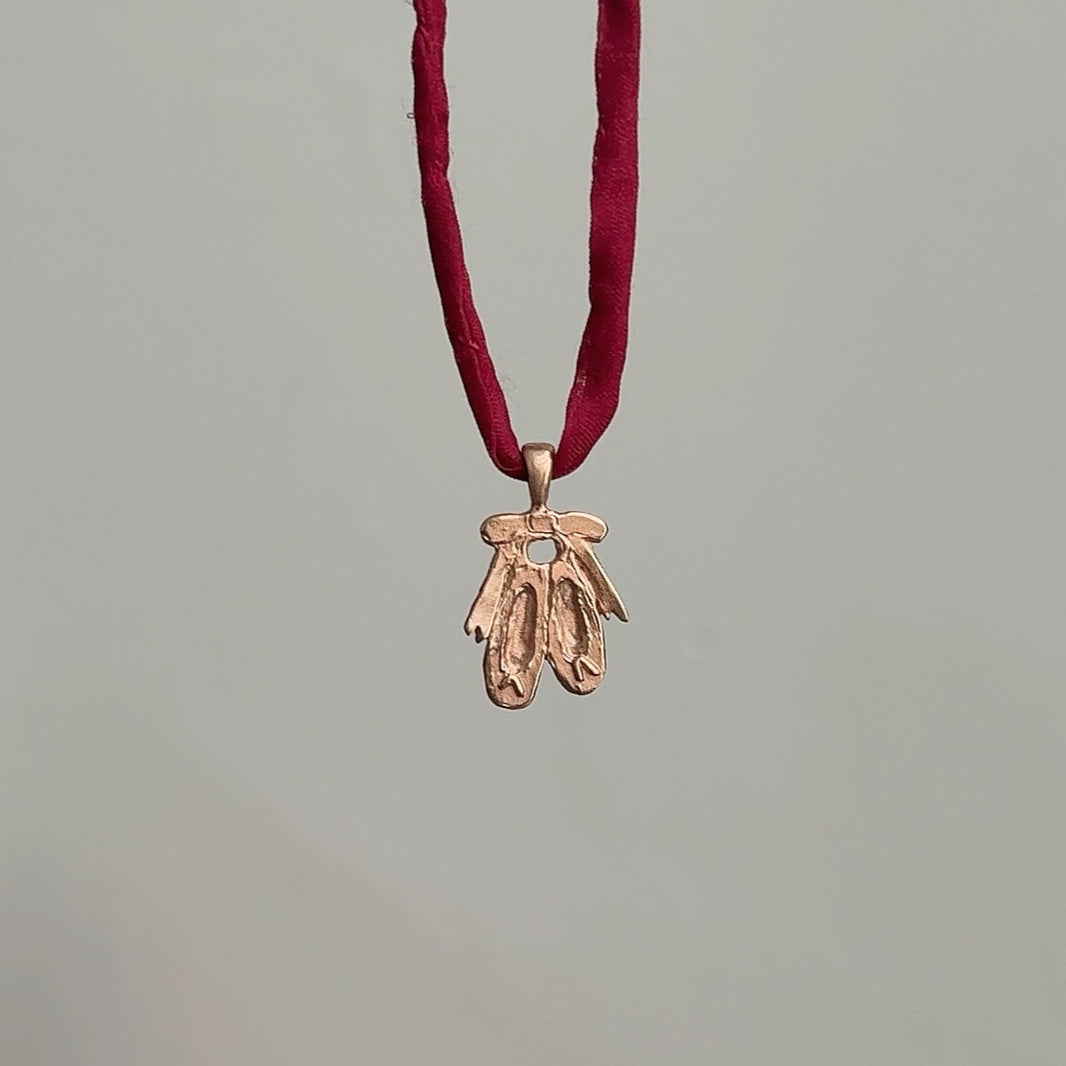Ballet Slipper Milagro - PENDANT ONLY image 0