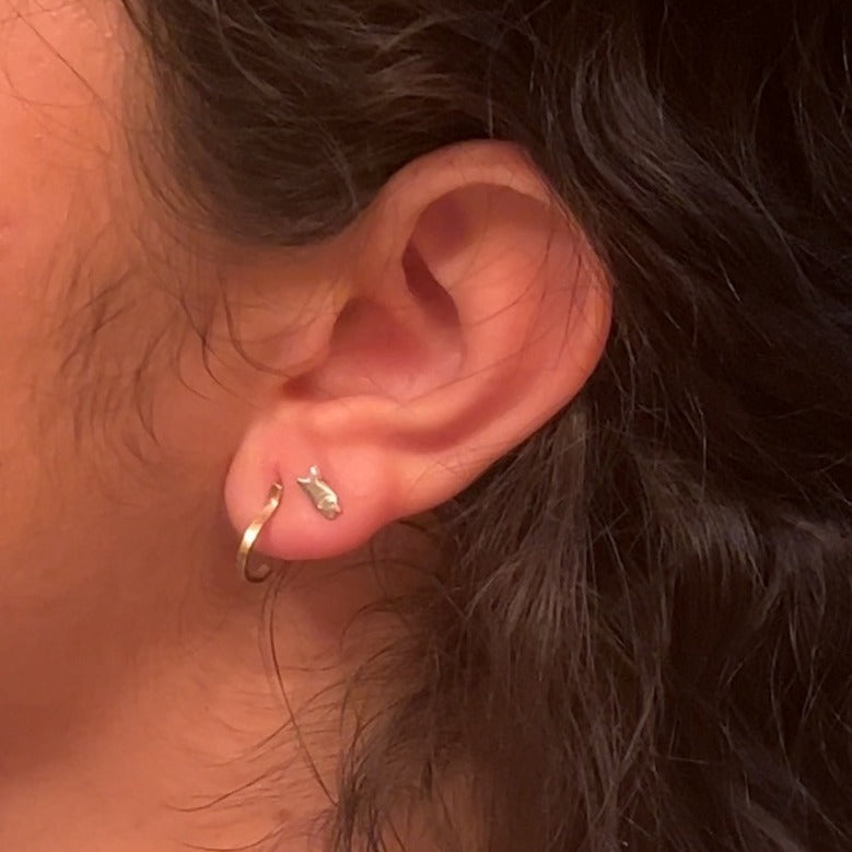 Ancient Curve Earring image 3