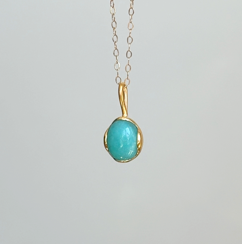Amazonite Candy Pendant — Made to Order