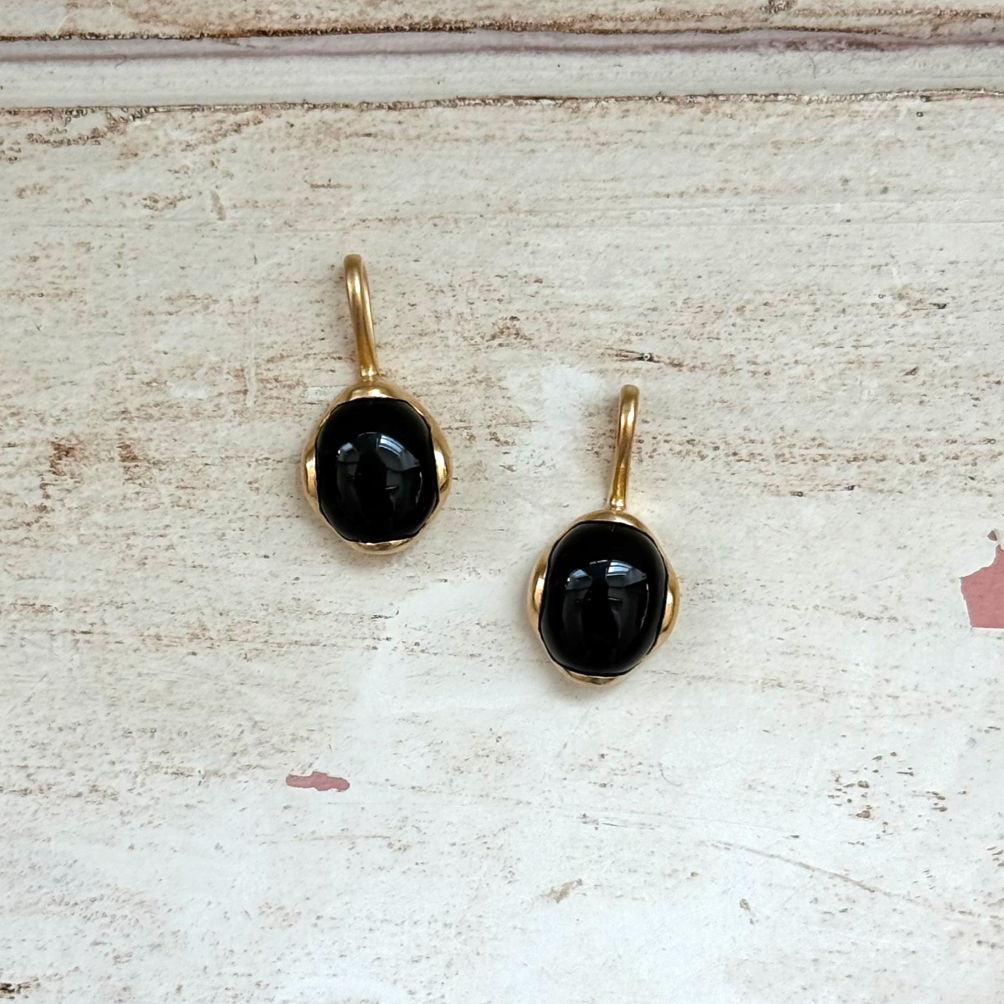 Black Onyx Candy Pendant — Made to Order