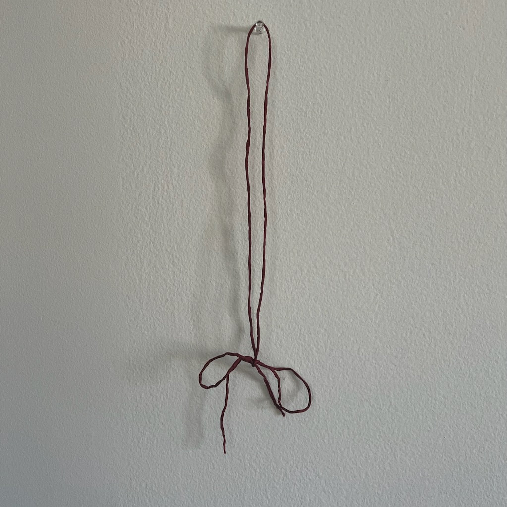 Rose Red Silk Cord image 0