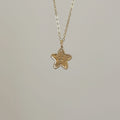 Star Button Necklace image 0