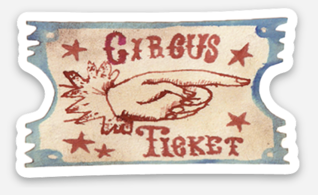Individual Circus Stickers image 3