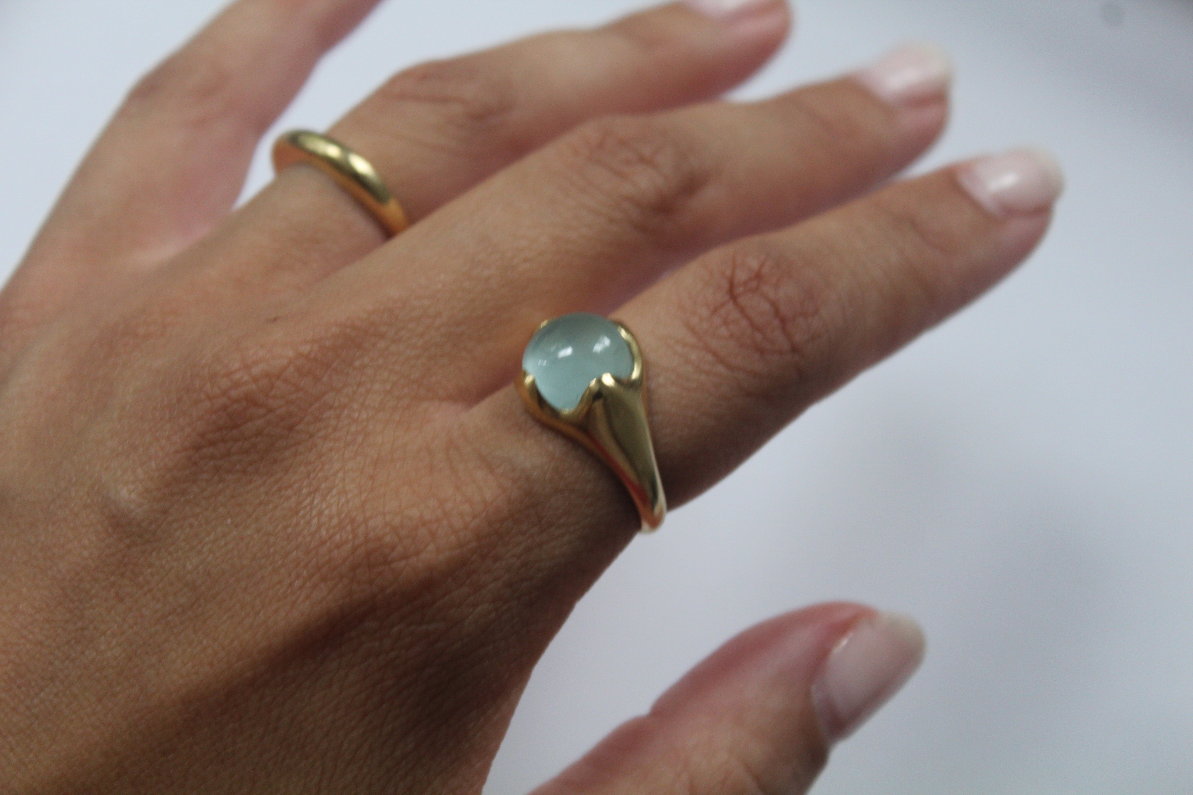To Be Held Ring - Aquamarine image 1